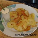 Háti chips fokhanymamártással