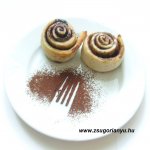 pizza tésztából kakaós csiga