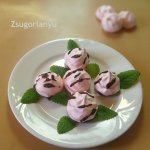 Csokis-meggyes habcsók