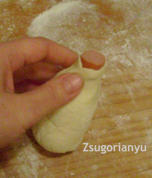 Szilveszteri malac hot-dog